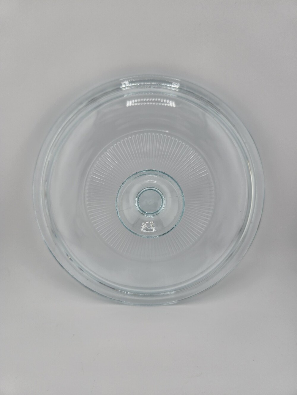 Vintage Pyrex Lid G5C G-5-C  Ribbed Glass Replacement 7.75" Round Clear
